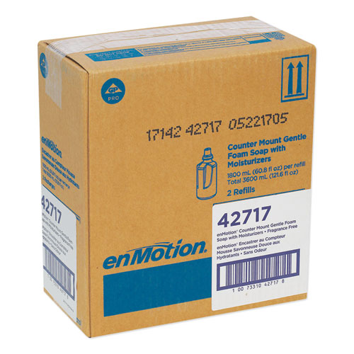 Gp Enmotion Counter Mount Foam Soap Refill, Fragrance-free, 1,800 Ml, 2/carton