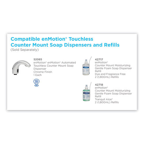 Gp Enmotion Counter Mount Foam Soap Refill, Tranquil Aloe, 1,800 Ml, 2/carton