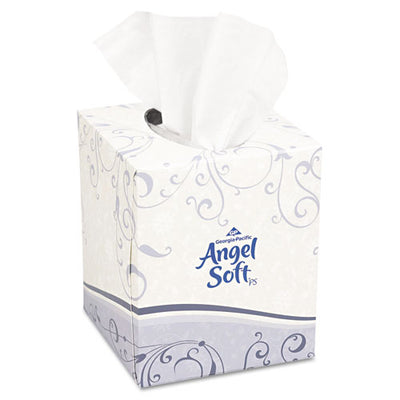 Premium Facial Tissue, 2-ply, White, Cube Box, 96 Sheets/box