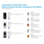 Pacific Blue Ultra Soap/sanitizer Dispenser 1,200 Ml Refill, 5.6 X 4.4 X 11.5, Black