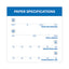 Premium Color Copy Print Paper, 100 Bright, 32 Lb Bond Weight, 8.5 X 11, Photo White, 500/ream