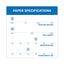 Fore Multipurpose Print Paper, 96 Bright, 24 Lb Bond Weight, 8.5 X 11, White, 500 Sheets/ream