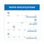 Copy Plus Print Paper, 92 Bright, 20 Lb Bond Weight, 8.5 X 11, White, 500 Sheets/ream, 10 Reams/carton, 40 Cartons/pallet