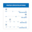 Copy Plus Print Paper, 92 Bright, 20 Lb Bond Weight, 8.5 X 11, White, 500 Sheets/ream, 10 Reams/carton