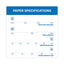 Premium Color Copy Cover, 100 Bright, 100 Lb Cover Weight, 8.5 X 11, 250 Sheets/pack, 6 Packs/carton
