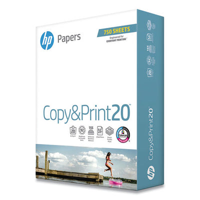 Copyandprint20 Paper, 92 Bright, 20 Lb Bond Weight, 8.5 X 11, White, 400 Sheets/ream, 6 Reams/carton