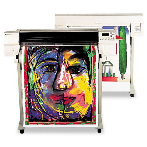 Designjet Large Format Paper For Inkjet Prints, 54" X 100 Ft, Coated White