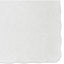 Knurl Embossed Scalloped Edge Placemats, 9.5 X 13.5, White, 1,000/carton