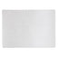 Knurl Embossed Scalloped Edge Placemats, 9.5 X 13.5, White, 1,000/carton