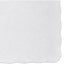 Knurl Embossed Scalloped Edge Placemats, 9.5 X 13.5, White, 1,000/carton