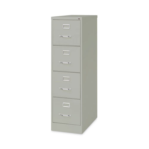 Vertical Letter File Cabinet, 4 Letter-size File Drawers, Light Gray, 15 X 26.5 X 52