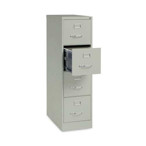 Vertical Letter File Cabinet, 4 Letter-size File Drawers, Light Gray, 15 X 26.5 X 52