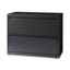 Lateral File Cabinet, 2 Letter/legal/a4-size File Drawers, Charcoal, 36 X 18.62 X 28