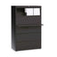 Lateral File Cabinet, 5 Letter/legal/a4-size File Drawers, Charcoal, 36 X 18.62 X 67.62