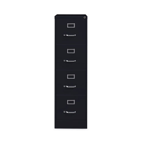Vertical Letter File Cabinet, 4 Letter-size File Drawers, Black, 15 X 22 X 52