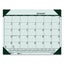 Ecotones Recycled Monthly Desk Pad Calendar, 22 X 17, Green-tint/woodland Green Sheets/corners, 12-month (jan To Dec): 2023