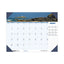 Earthscapes Recycled Monthly Desk Pad Calendar, Coastlines Photos, 18.5 X 13, Black Binding/corners,12-month (jan-dec): 2023