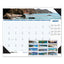 Earthscapes Recycled Monthly Desk Pad Calendar, Coastlines Photos, 22 X 17, Black Binding/corners,12-month (jan-dec): 2023