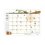 Recycled Honeycomb Monthly Planner, Honeycomb Artwork, 11 X 7, Black/gold Cover, 12-month (jan To Dec)