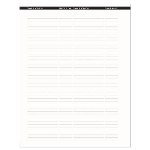 Recycled Professional Weekly Planner, 15-minute Appts, 11 X 8.5, Black Wirebound Soft Cover, 12-month (jan To Dec): 2023