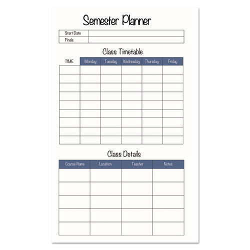 Recycled Academic Weekly/monthly Appointment Planner, 8 X 5, Black Cover, 13-month (aug To Aug): 2022 To 2023