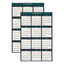 Four Season Erasable Business/academic Recycled Wall Calendar, 24 X 37, 12-month(july-june):2022-2023, 12-month(jan-dec):2023