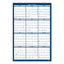 Recycled Poster Style Reversible/erasable Yearly Wall Calendar, 32 X 48, White/blue/gray Sheets, 12-month (jan To Dec): 2023