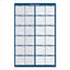 Reversible/erasable 2 Year Wall Calendar, 24 X 37, Light Blue/blue/white Sheets, 24-month (jan To Dec): 2023 To 2024