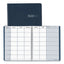 Recycled Teacher's Planner, Weekly, Two-page Spread (seven Classes), 11 X 8.5, Blue Cover