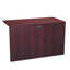 10500 Series L Workstation Return, 3/4 Height Left Ped, 48w X 24d X 29.5h, Mahogany