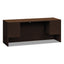 10500 Series Kneespace Credenza With 3/4-height Pedestals, 72w X 24d X 29.5h, Mahogany