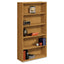 10500 Series Laminate Bookcase, Five-shelf, 36w X 13.13d X 71h, Mahogany