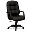 Pillow-soft 2090 Series Executive High-back Swivel/tilt Chair, Supports Up To 300 Lb, 17" To 21" Seat Height, Black