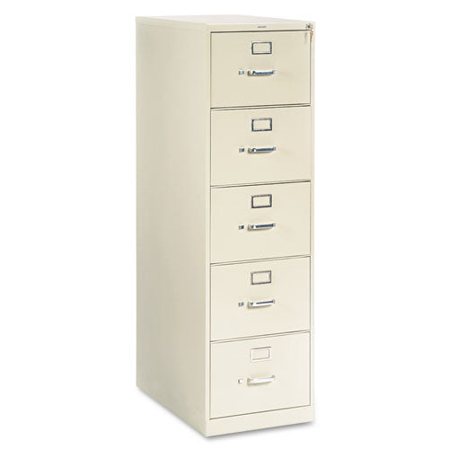 310 Series Vertical File, 5 Letter-size File Drawers, Charcoal, 15" X 26.5" X 60"