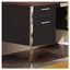 34000 Series Double Pedestal Desk, 60" X 30" X 29.5", Harvest/putty