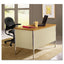 34000 Series Double Pedestal Desk, 60" X 30" X 29.5", Harvest/putty