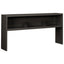 38000 Series Stack On Open Shelf Hutch, 72w X 13.5d X 34.75h, Charcoal