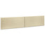 38000 Series Hutch Flipper Doors For 72"w Open Shelf, 36w X 15h, Putty