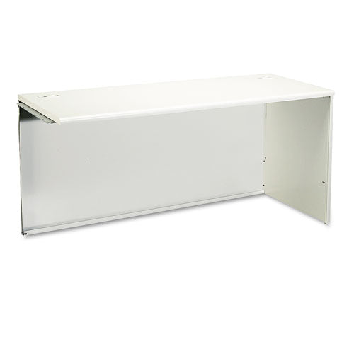 38000 Series Return Shell, Right, 31.75w X 53.19d X 3.75h,silver Mesh/light Gray