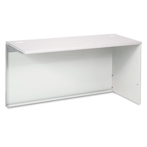 38000 Series Return Shell, Left, 48w X 24d X 29.5h, Mahogany/charcoal