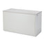 38000 Series Return Shell, Left, 48w X 24d X 29.5h, Mahogany/charcoal