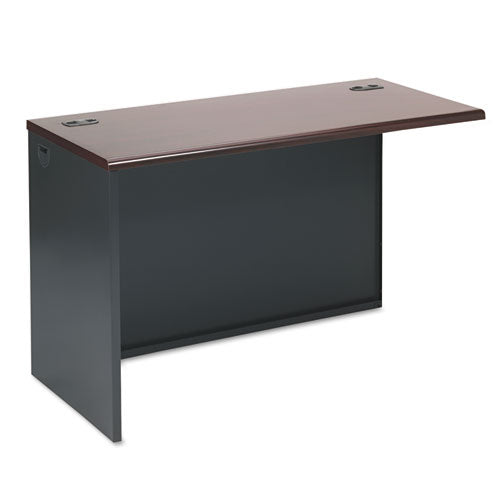 38000 Series Return Shell, Right, 60w X 24d X 29.5h, Mahogany/charcoal