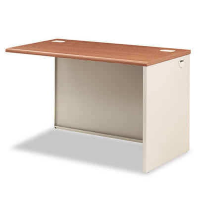 38000 Series Return Shell, Left, 60w X 24d X 29.5h, Mahogany/charcoal