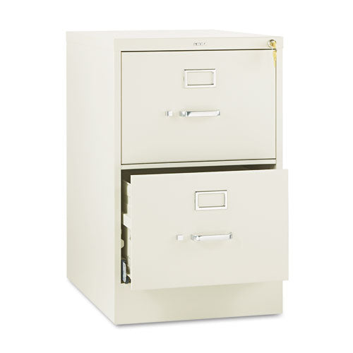 510 Series Vertical File, 2 Letter-size File Drawers, Black, 15" X 25" X 29"