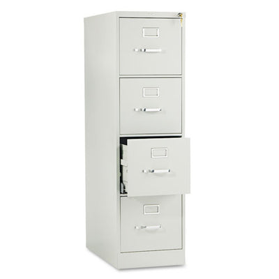 510 Series Vertical File, 4 Letter-size File Drawers, Putty, 15" X 25" X 52"