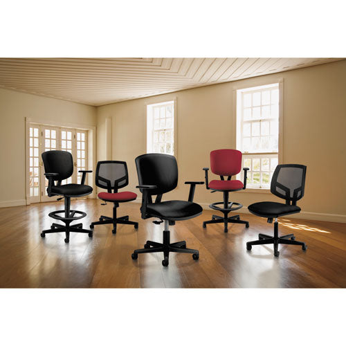 Volt Series Task Chair With Synchro-tilt, Supports Up To 250 Lb, 18" To 22.25" Seat Height, Black