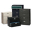Brigade 600 Series Lateral File, 2 Legal/letter-size File Drawers, Charcoal, 36" X 18" X 28"