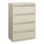 Brigade 700 Series Lateral File, 4 Legal/letter-size File Drawers, Light Gray, 36" X 18" X 52.5"
