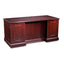 94000 Series "l" Workstation Desk For Return On Right, 66" X 30" X 29.5", Mahogany