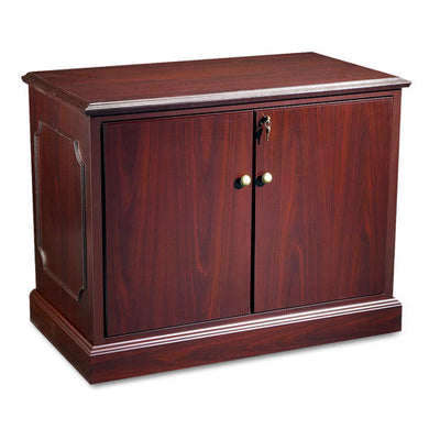 94000 Series Storage Cabinet, 37.5w X 20.5d X 29.5h, Mahogany
